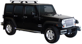 Jeep Wrangler (2007-2019) JK 5 Door SUV Permanent Mount Yakima Roof Rack