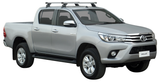 Toyota Hilux (2015-2023) Clamp On Yakima Roof Rack