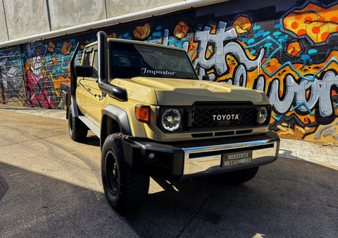 Toyota Landcruiser (2024-2026) Facelift 79 Series LandCruiser 5" Stainless Steel Snorkel Kit - Meredith Metalworks