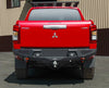 Mitsubishi Triton MR (2015-2022) Rival 4x4 Aluminium Rear Bar - Includes Rival Spotlights