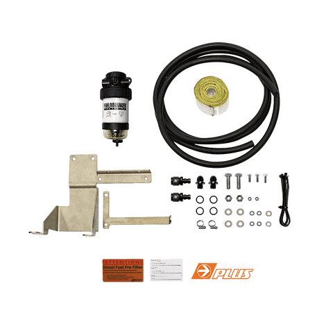 Toyota Landcruiser 70 Series (2012-2017) TURBO DIESEL PRE-FILTER KIT - Driver Side Mount
