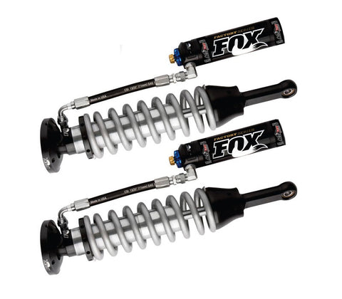 Dodge Ram (2019-2023) 1500 DS Front Coilover Remote Res Shocks, Fox Factory Race Series 2.5, 0 - 2 INCH LIFT (PAIR)