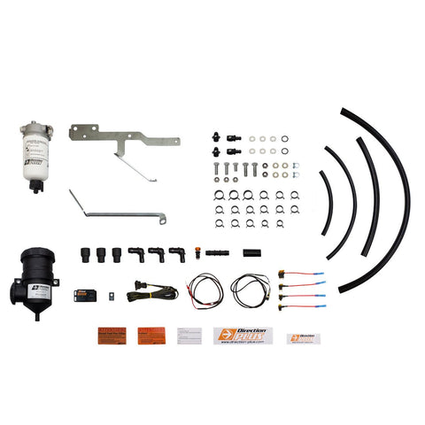 Ford Ranger (2018-2022) Bi-Turbo & Raptor 2.0L Direction Plus PreLine Plus Fuel Pre-Filter and Pro Vent Catch Can Combo