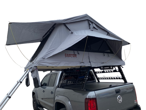 Canyon Off-Road 2 Person Roof Top Tent (SOFT SHELL SHORT STYLE) PANORAMA (SKU: CAN-100-PANORAMA)