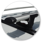 Jeep Wrangler (2007-2019) JK 3 Door SUV Permanent Mount Yakima Roof Rack