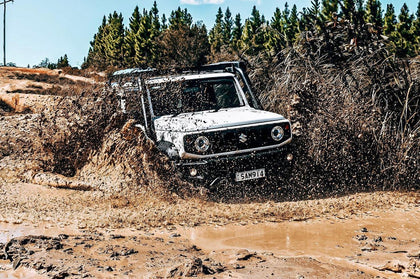 Suzuki Jimny (2018-2025) TWIN  4" Stainless Steel Snorkel Kit - Meredith Metalworks