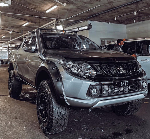 Mitsubishi Triton (2015- 2018) MQ 4" Stainless Steel Snorkel Kit - Meredith Metalworks
