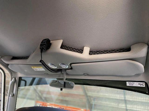 Toyota Landcruiser (1989-1998) 75 Series Single Cab Buldge Shape Centre Roof Console Full Storage (4 Pockets) - Cruiser Consoles