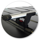 Jeep Wrangler (2007-2019) JK 5 Door SUV Permanent Mount Yakima Roof Rack