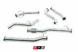 Isuzu DMAX Stainless Turbo Back Exhaust System - Side