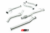 Isuzu DMAX Stainless Turbo Back Exhaust System - Angle