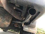 Toyota Landcruiser Exhaust - Rear Close Up