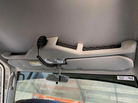 Toyota Landcruiser (2002-2009) 78 Series Troop Carrier Buldge Shape Centre Roof Console Full Storage (4 Pockets) - Cruiser Consoles